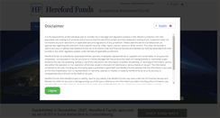 Desktop Screenshot of herefordfunds.com